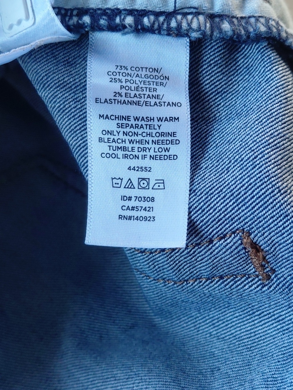 5288...Women's Loft Skinny High-Rise Jeans Size 26/2, 9" Rise - Picture 5 of 6